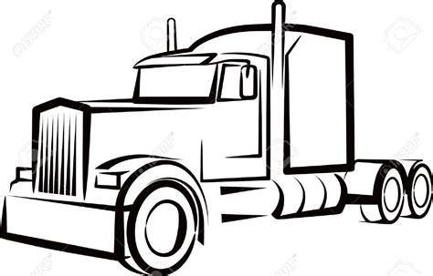 Semi Truck Vector Art at GetDrawings | Free download