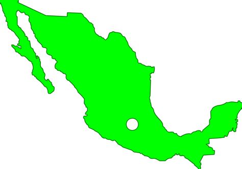 Clipart - Mexico Map