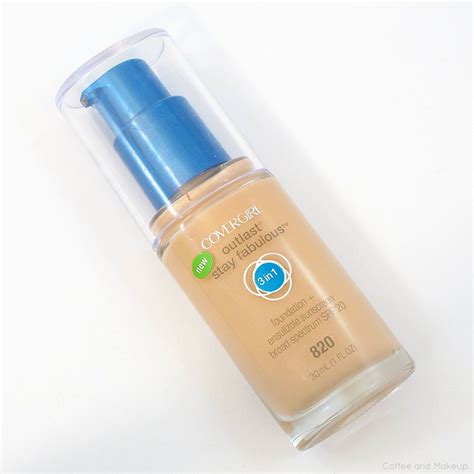 Covergirl Outlast Stay Fabulous 3 in 1 Foundation Review - Coffee & Makeup