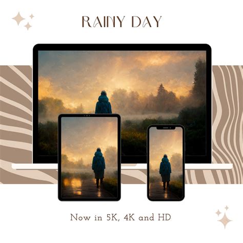 Rainy Day Desktop Wallpaper - Etsy