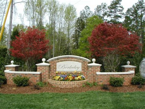 Subdivision Entrance Monuments - Outdoor Contracting - Charlotte ...