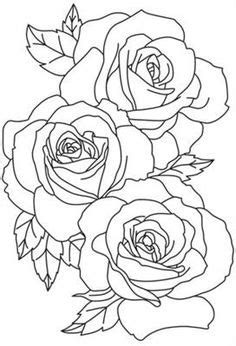 Flower outline tattoos rose outline tattoo stencil line art jpg 2 ...