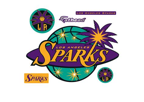 Los Angeles Sparks Logo Wall Decal | Shop Fathead® for Los Angeles ...