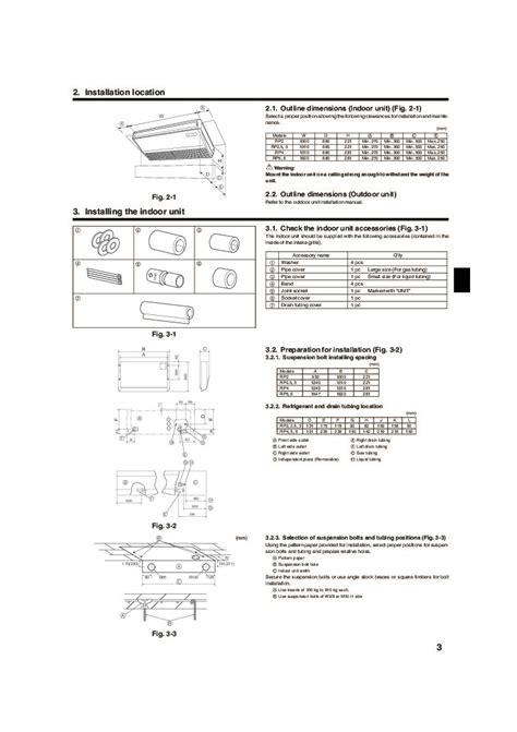 Mitsubishi Mr Slim PCA RP GA Ceiling Suspended Air Conditioner ...