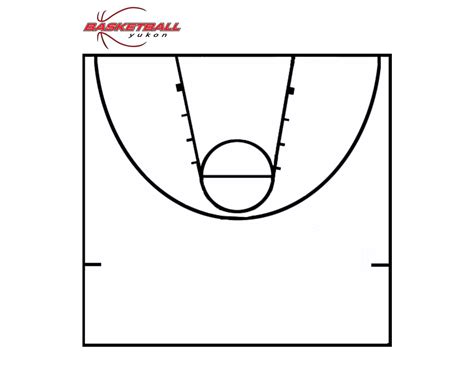 Simple Basketball Court Diagram