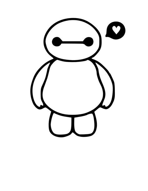 Baymax Drawing at GetDrawings | Free download