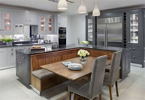 30 Kitchen Islands With Seating And Dining Areas - DigsDigs