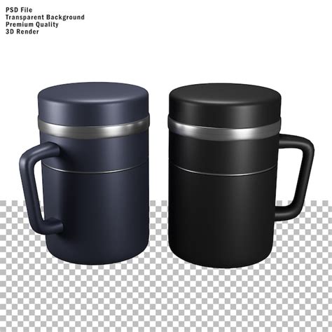 Premium PSD | Thermos tumbler