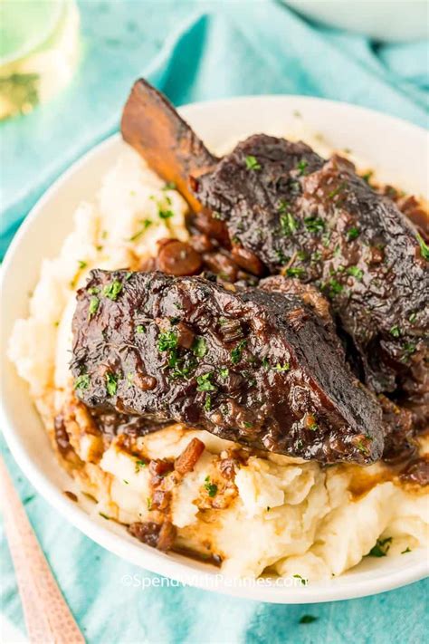 Braised Beef Short Ribs {Juicy & Tender} - Spend With Pennies