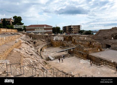 Roman amphitheatre Tarragona Spain Stock Photo - Alamy