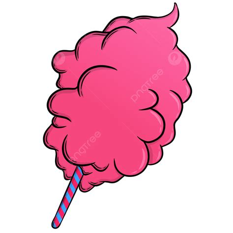 Cotton Candy, Cotton Candy Illustration, Candy Cotton, Candy PNG ...