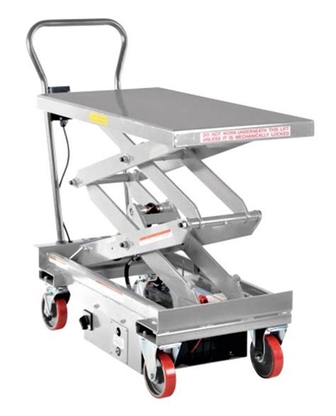 Stainless Steel Electric Lift Cart | HOF Equipment Company