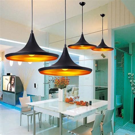 Nordic Modern Pendant Lights Aluminum Lamp Bar Coffee Dining Room LED ...