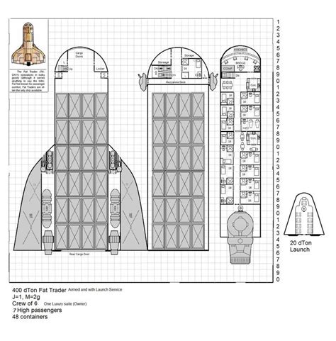 Deck plan available as a PDF upon request Traveller Rpg, Star Ship ...