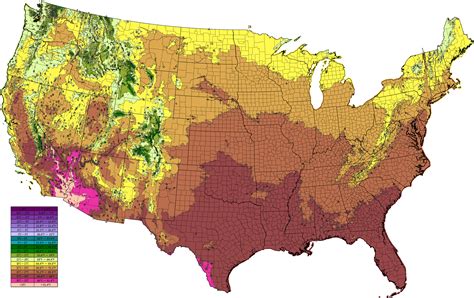 Average July Temperature in America based on 1971 to 2000 data ...