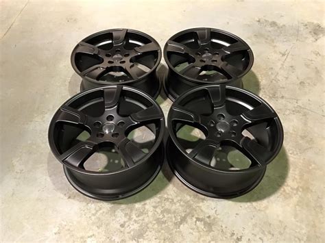 20″ VW Transporter T5 T6 Sportline Style Alloy Wheels – Satin Black ...