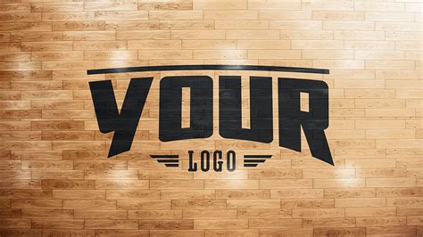 Basketball Court Logo Mockup on Behance