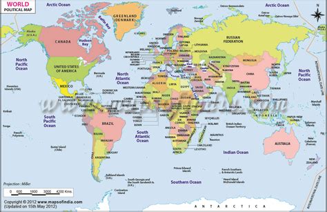 2022 World Map Free Printable With Country Names 2022 – World Map With ...