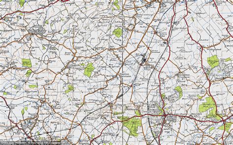 Historic Ordnance Survey Map of Marston Moretaine, 1946