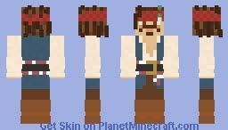 Captain Jack Sparrow Minecraft Skin