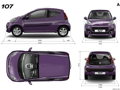 Peugeot 107 | 2013MY Dimensions