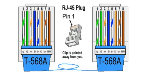 Ethernet Cable Wiring Diagram T568b - Schema Digital