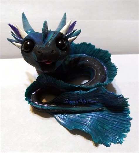 Art & Collectibles Sculpture Figurines Dragon Sculpture Polymer Clay ...