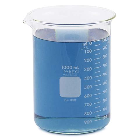 1000 ml PYREX Beaker | Low Form, Professional, from Home Science Tools