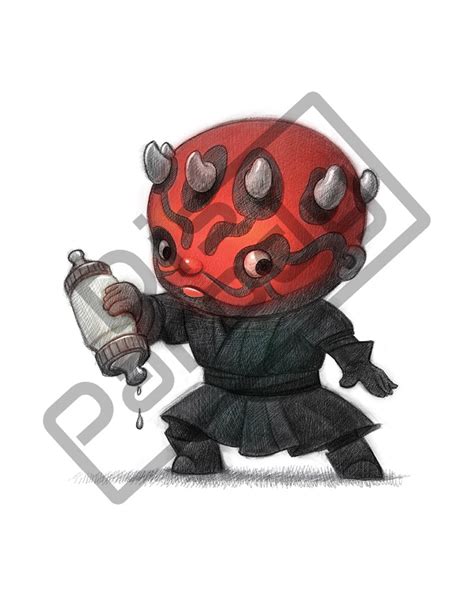 Baby Darth Maul – Bucket Art