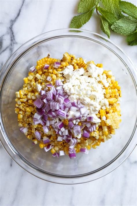 Grilled Summer Corn Salad with Feta - Skinnytaste