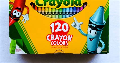 Crayola 120 Count Crayons: What's Inside the Box | Jenny's Crayon ...