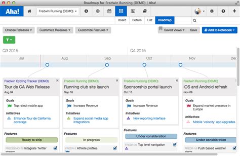 Product Roadmap Template Jira