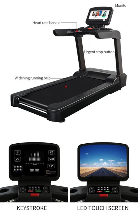 New Commercial Touch-screen Treadmill - Buy New Fitness Treadmill ...