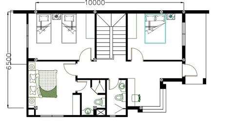 Four Bedroom 2-Storey House Concept with Roof Deck - Cool House Concepts