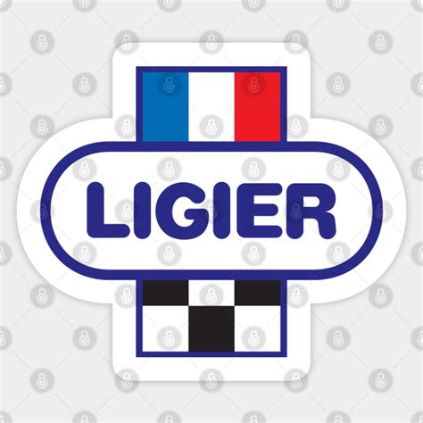 Ligier F1 Team logo 1981-83 - Ligier F1 Team - Sticker | TeePublic