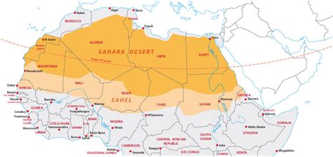 Climate/Location - The Sahara desertNorthern Africa