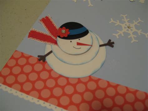 StampingFunAddict: Snow Scrapbook Page...How Timely!