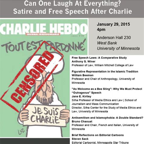 Charlie Hebdo censorship controversy at the University of Minnesota ...