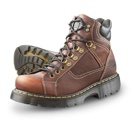 Men's Dr. Martens™ Industrial Boots, Teak - 177662, Work Boots at ...