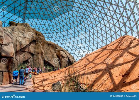 Desert Dome Henry Doorly Zoo Omaha At Night Editorial Photo ...