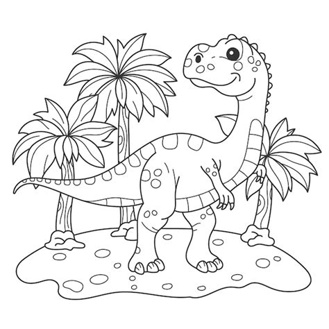 Dinosaur Clip Art Coloring Pages Coloring Pages