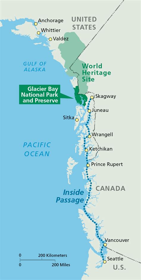 Glacier Bay Maps | NPMaps.com - just free maps, period.