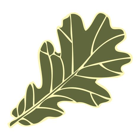 Oak Leaf Stencil - 10 Free PDF Printables | Printablee