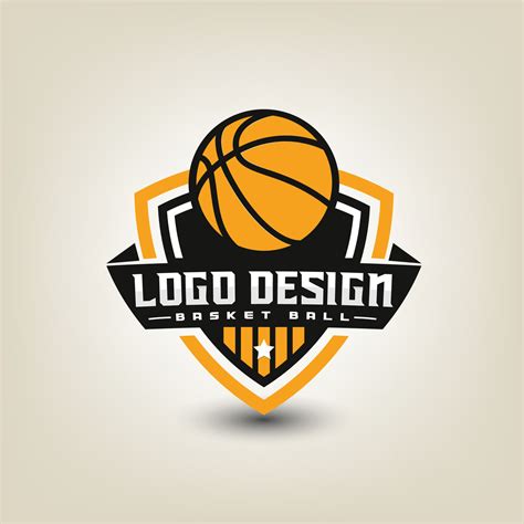 basketball logo design 10905673 Vector Art at Vecteezy