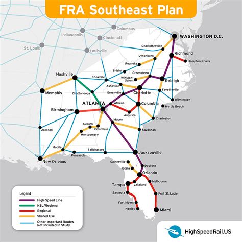 High Speed Rail in the Southeast | High Speed Rail Alliance