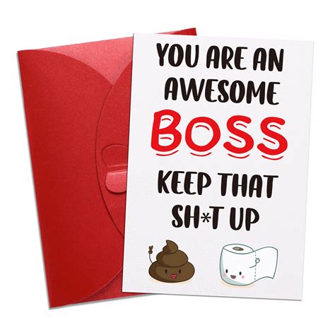 Funny Boss Day Cards