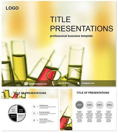 Chemistry PowerPoint template presentation