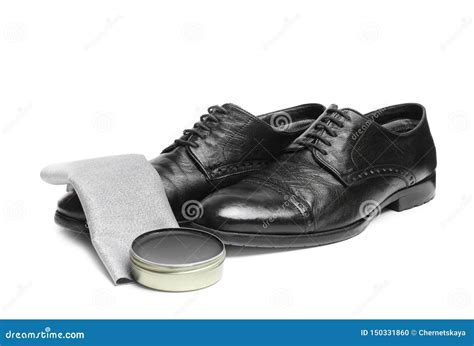 Stylish Men`s Footwear and Shoe Care Accessories Stock Photo - Image of ...