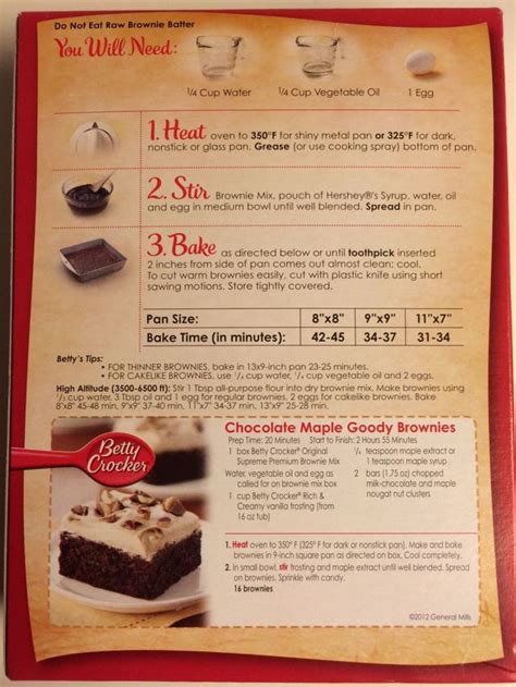 betty crocker chocolate cake mix directions