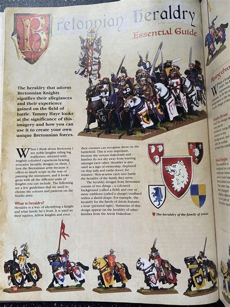 Bretonnian Old Heraldry Guide : r/Bretonnian